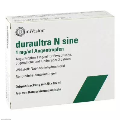 DURAULTRA N sine-silmätipat, 20X0,6 ml
