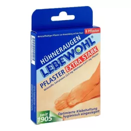 LEBEWOHL Maissilaastari erittäin vahva, 8 kpl