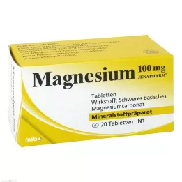Magnesium 100 mg Jenafarm tabletit, 20 kpl