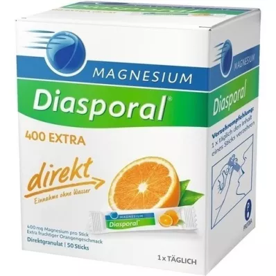 MAGNESIUM DIASPORAL 400 Extra direct -rakeet, 50 kpl