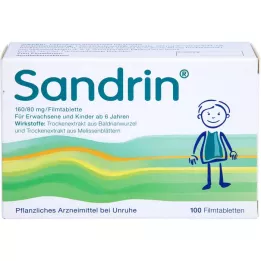 SANDRIN Kalvopäällysteiset tabletit, 100 kpl