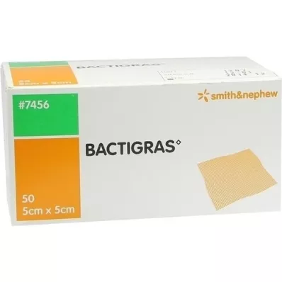 BACTIGRAS antiseptinen parafiiniharso 5x5 cm, 50 kpl