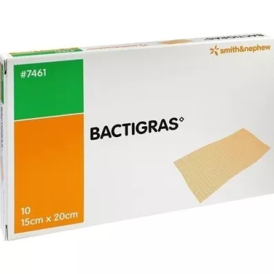 BACTIGRAS antiseptinen parafiiniharso 15x20 cm, 10 kpl