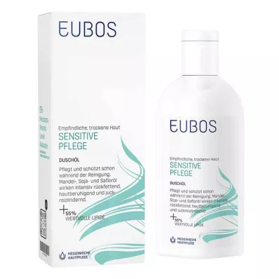 Eubos Sensitive suihkuöljy F, 200 ml Eubos Sensitive suihkuöljy F, 200 ml