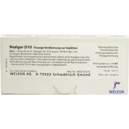 REALGAR D 10 ampullia, 8X1 ml