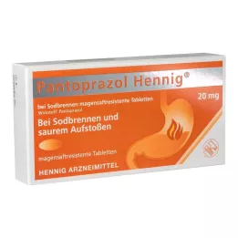 Pantoprazole Hennig b.Heartburn 20 mg enterotabletit, 7 kpl