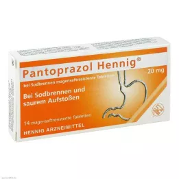 Pantoprazole Hennig b.Heartburn 20 mg enterotabletit, 14 kpl