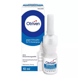 OTRIVEN 0,1 % annostelusuihke ilman säilöntäaineita, 10 ml