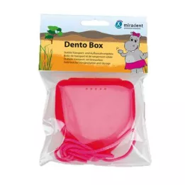 MIRADENT hammasrautalaatikko Dento Box I pinkki, 1 kpl