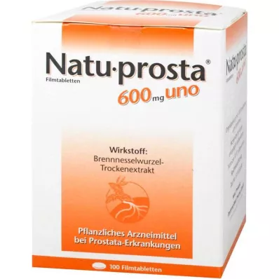 Natuprosta 600 mg uno kalvopäällysteiset tabletit, 100 kpl Natuprosta 600 mg uno kalvopäällysteiset tabletit, 100 kpl