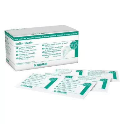 Alkoholipyyhkeet Softa Swabs, 100 kpl