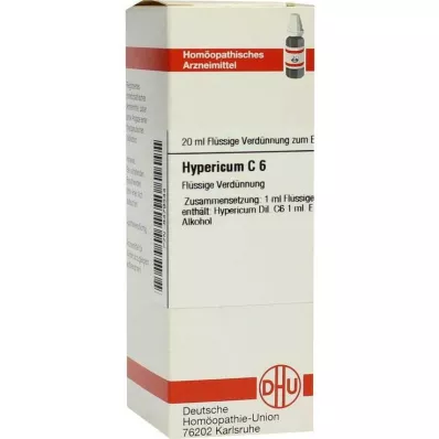 HYPERICUM C 6 Laimennus, 20 ml HYPERICUM C 6 Laimennus, 20 ml