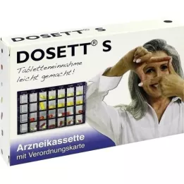 DOSETT S Lääkekasetti sininen, 1 kpl