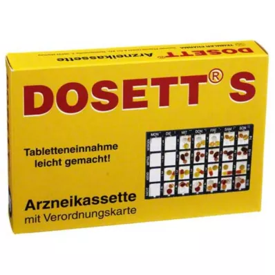 DOSETT S Lääkekasetti sininen, 1 kpl