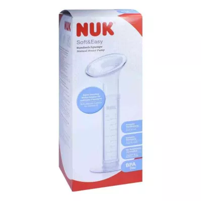 NUK Soft & Easy manuaalinen rintapumppu, 1 kpl NUK Soft & Easy manuaalinen rintapumppu, 1 kpl