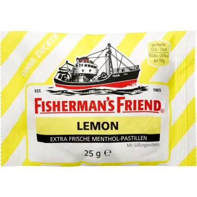 FISHERMANS FRIEND Sitruuna ilman sokeripastilleja, 25 g