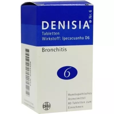 DENISIA 6 hengitystietablettia, 80 kpl