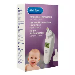 ALVITA Infrapuna-korvalämpömittari, 1 kpl