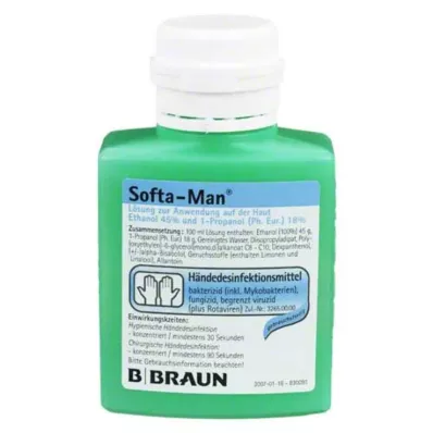 SOFTA MAN Käsien desinfektiosmokkapullo, 100 ml