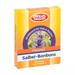 FLORIMEL C-vitamiinia sisältäviä salvia-karkkeja, 50 g