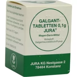 GALGANTTABLETTEN 0,1 g Jura, 100 kpl