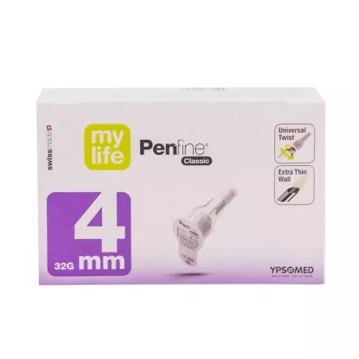 Mylife Penfine Classic kanyylit 4 mm, 100 kpl Mylife Penfine Classic kanyylit 4 mm, 100 kpl