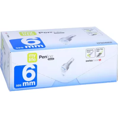 MYLIFE Penfine Classic kanyylit 6 mm, 100 kpl