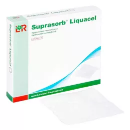 SUPRASORB Liquacel hydroakt.Faserverb.15x15 cm, 4 kpl