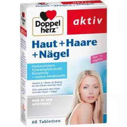 DOPPELHERZ Skin+Hair+Nails-tabletit, 60 kpl