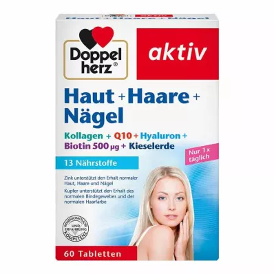 Doppelherz Skin+Hair+Nails tabletit, 60 kpl Doppelherz Skin+Hair+Nails tabletit, 60 kpl