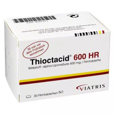 THIOCTACID 600 HR Kalvopäällysteiset tabletit, 30 kpl