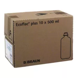 ISOTONE Suolaliuos 0,9 % Braun Ecoflac Plus, 10X500 ml