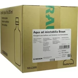 AQUA AD injectabilia Ecoflac Plus infuusioneste, liuos, 10X250 ml