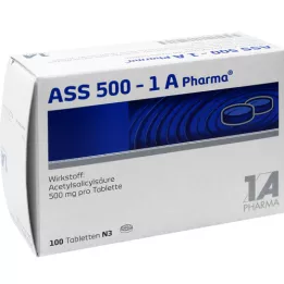 ASS 500-1A Lääketabletit, 100 kpl