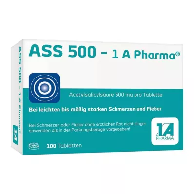 ASS 500-1A Lääketabletit, 100 kpl ASS 500-1A Lääketabletit, 100 kpl