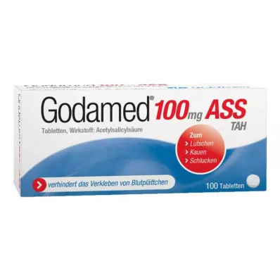 GODAMED 100 TAH tablettia, 100 kpl GODAMED 100 TAH tablettia, 100 kpl