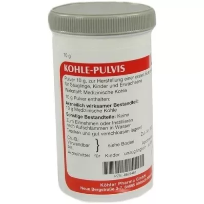 KOHLE pulvis-jauhe, 10 g