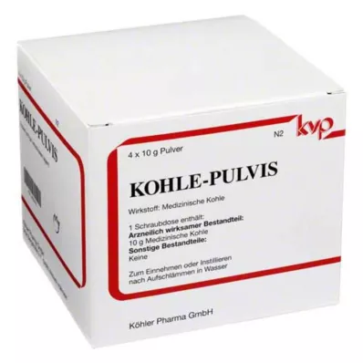 Puuhiilijauhe, 4X10 g Puuhiilijauhe, 4X10 g