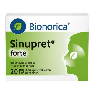 Sinupret forte päällystetyt tabletit, 20 kpl