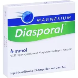 MAGNESIUM DIASPORAL 4 mmol:n ampullit, 5X2 ml