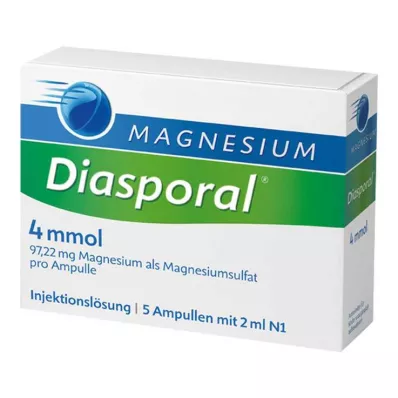 MAGNESIUM DIASPORAL 4 mmol:n ampullit, 5X2 ml