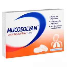 MUCOSOLVAN Pastillit 15 mg, 20 kpl