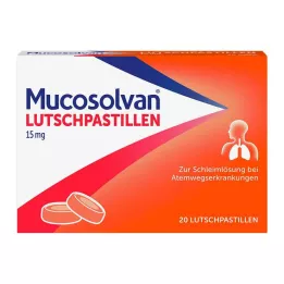 MUCOSOLVAN Pastillit 15 mg, 20 kpl