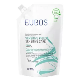 EUBOS SENSITIVE Suihkuöljy F täydennys, 400 ml