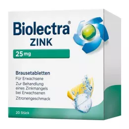 BIOLECTRA Sinkkiporeet, 20 kpl