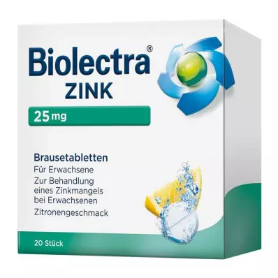 BIOLECTRA Sinkkiporeet, 20 kpl
