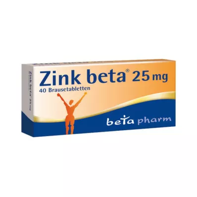 ZINK BETA 25 poreilevaa tablettia, 40 kpl