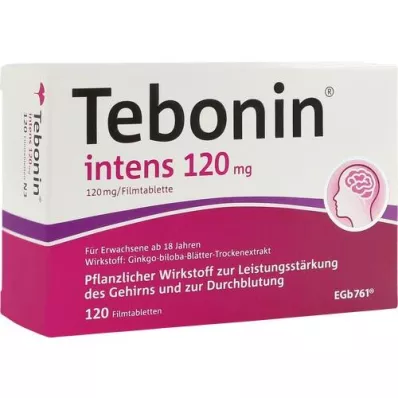 TEBONIN intensiiviset 120 mg kalvopäällysteiset tabletit, 120 kpl