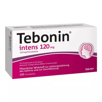 TEBONIN intensiiviset 120 mg kalvopäällysteiset tabletit, 120 kpl