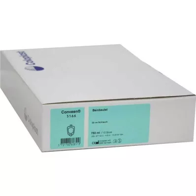 CONVEEN Jalkapussi 750 ml 5166 25 cm putki, 10 kpl